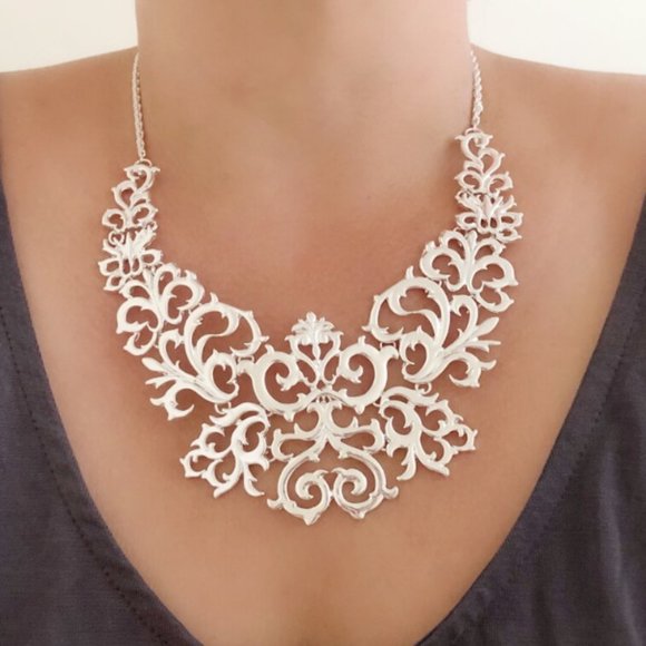 Antique Art Nouveau Necklace - Picture 2 of 11